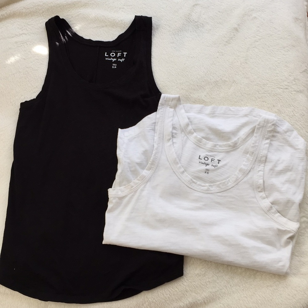 Racer back tank tops from the Loft